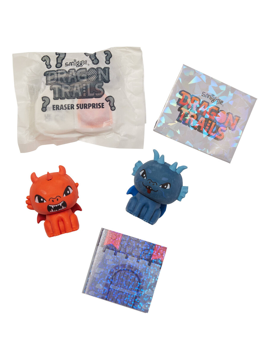 dragon trails radiergummi-geschenkset