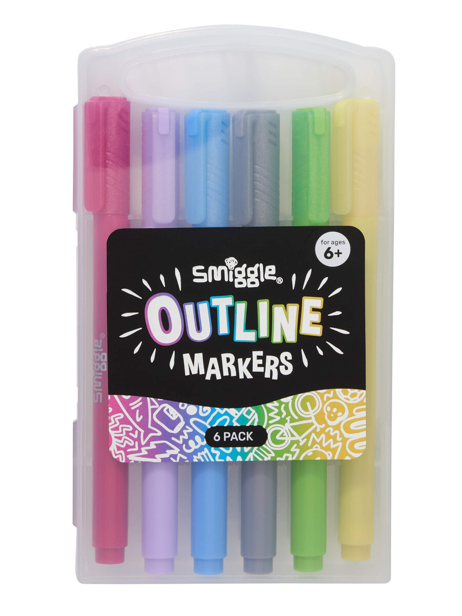 umrissmarker-set 6 stück