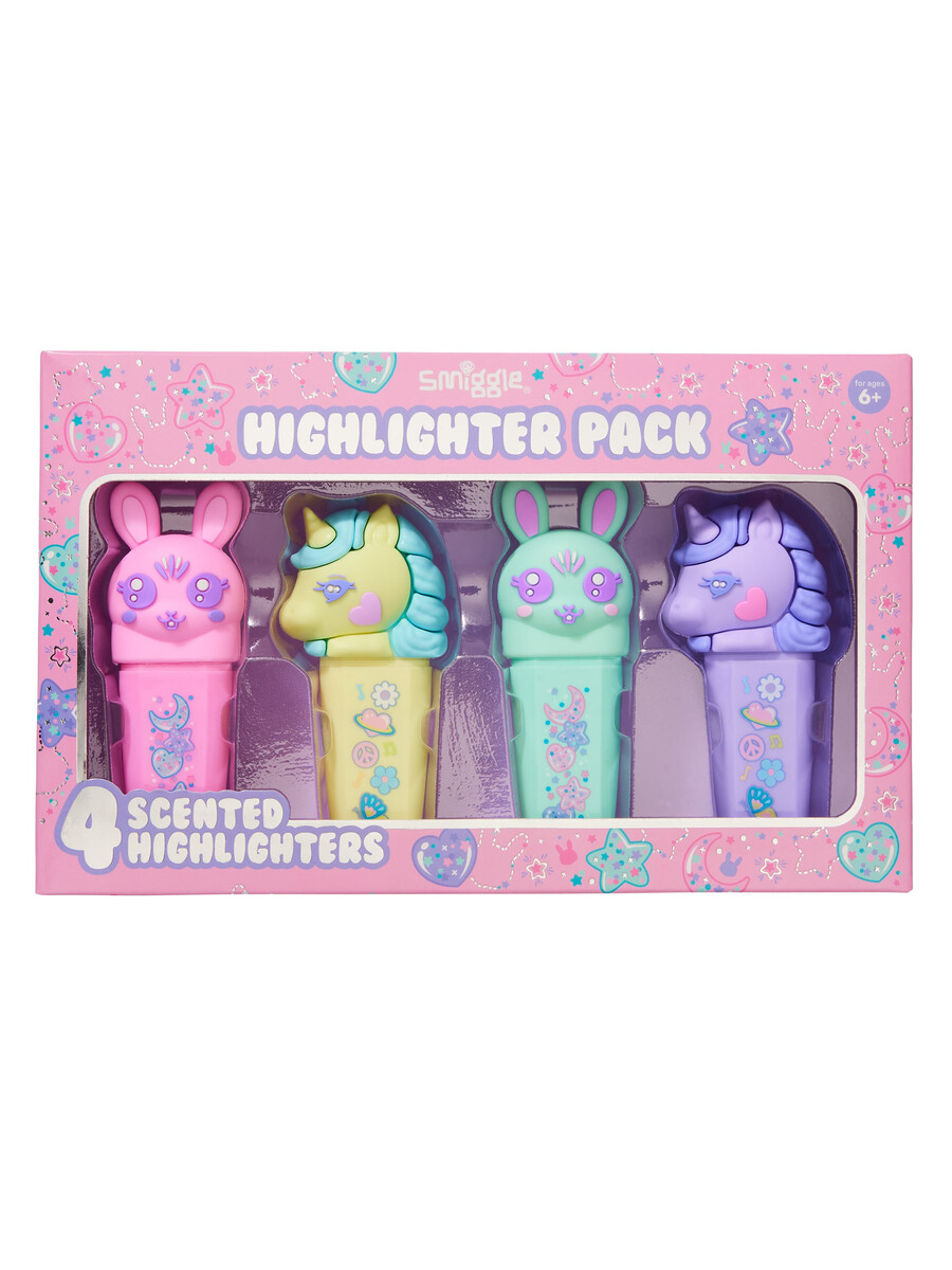 all stars duft-textmarker 4er-pack
