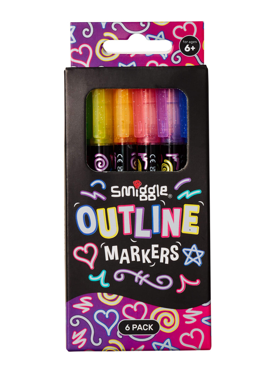 umrissmarker-set 6 stück